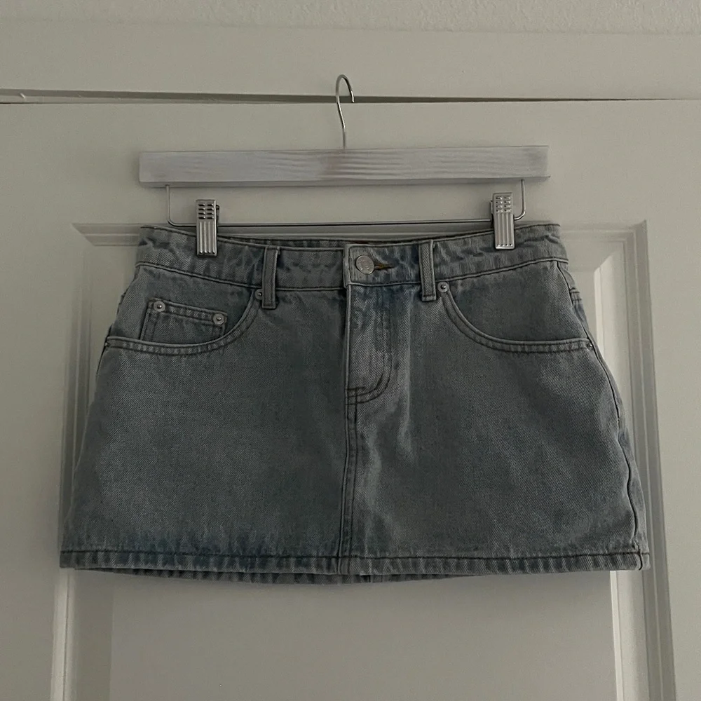 Edikted Mini Skirt Micro Jean Skirt